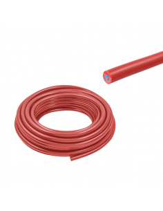 CABLE DE BUJIA CLASSIC 10 METROS COLOR ROJO DIAMETRO 7MM