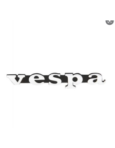 LETRERO VESPA FRONTAL METALICO VESPA P200E DN,DS 200CC