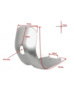 KIT CHAPA REPARACION FRONTAL + PISO VESPA SUPER/PRIMAVERA...
