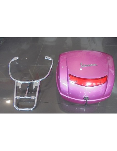 KIT MALETERO VESPA LX 50-125CC ROSA METALIZADO