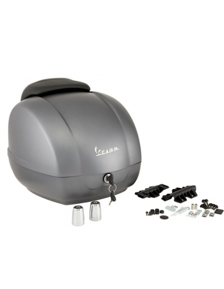 MALETERO TRASERO VESPA GTS SUPER 125-300CC GRIS TITANIO 707/C
