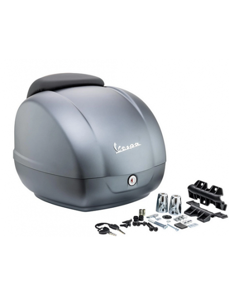 MALETERO TRASERO VESPA GTS SUPER SPORT(2023) GRIS MATE TRAVOLGENTE