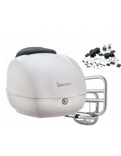 KIT MALETERO TRASERO VESPA GTS SUPER 125-300CC BLANCO 544