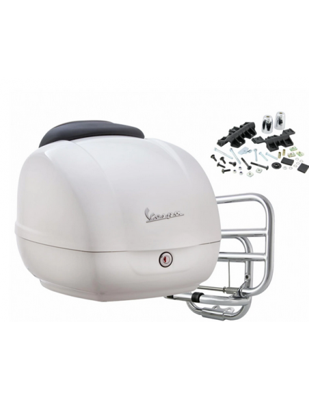 KIT MALETERO TRASERO VESPA GTS SUPER 125-300CC BLANCO 544