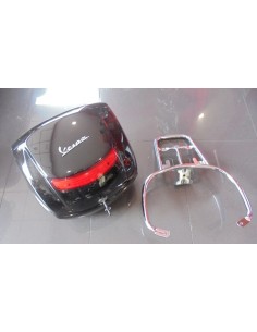 KIT MALETERO TRASERO VESPA LX 50-125CC NEGRO 98/A (MALETA...