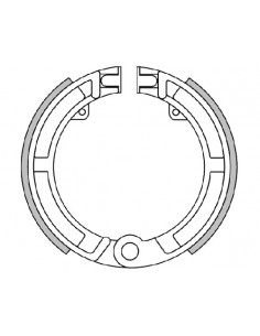 JUEGO ZAPATAS FRENO DELANTERAS POLINI VESPA...