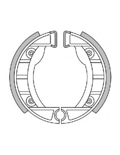 JUEGO ZAPATAS FRENO DELANTERAS POLINI PIAGGIO...