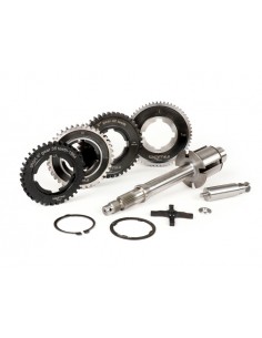 KIT PIÑONES+EJE RUEDA TRASERA BGM VESPA P2OOE,DN,DS...