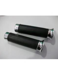 PUÑO GOMA CROMADO VESPA PX,IRIS,DN,DS,VESPA 125/150/160,...