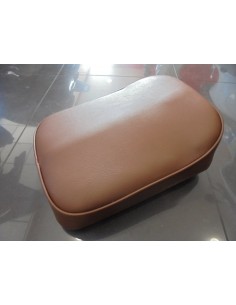 ASIENTO TRASERO MONOPLAZA MARRON VESPA CLASICA