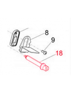 EJE BOMBA AGUA APRILIA ATLANTIC 400/500CC,SCARABEO... 2