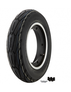 KIT LLANTA SIP TUBELESS NEGRA BORDE PULIDO 2.50-10...