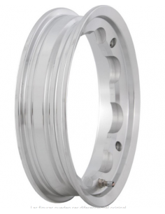 LLANTA SIP 2.0 TUBELESS 2.10-10 ALUMINIO PULIDO LAMBRETTA...