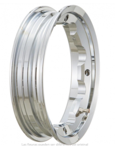 LLANTA SIP TUBELESS 2.10-10 ALUMINIO CROMADO LAMBRETA...