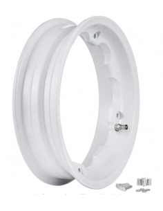 LLANTA SIP TUBELESS 2.50-10 ALUMINIO BLANCO LAMBRETTA...
