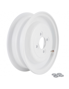 LLANTA SIP TUBELESS 2.15-8 ALUMINIO BLANCO VESPA 125 CLASICA