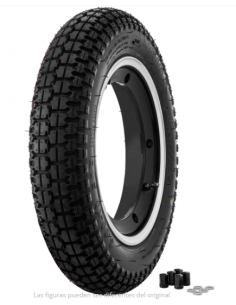 KIT LLANTA SIP TUBELESS 2.10-10 NEGRA BORDE PULIDO...