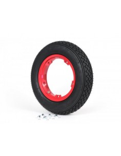 KIT LLANTA BGM TUBELESS 2.10-10 ROJO-CUBIERTA MICHELIN...