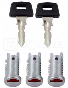 JUEGO CERRADURAS PIAGGIO TYPHOON,NRG,MC2,MC3,PIAGGIO...