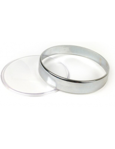 KIT CRISTAL KMS TRANSPARENTE+CERQUILLO KMS CROMADO VESPA...