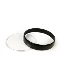 KIT CRISTAL KMS TRANSPARENTE+CERQUILLO KMS NEGRO VESPA...