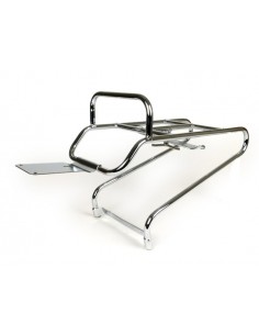 PORTABULTOS TRASERO PLANO CROMADO VESPA PX 125-150-200CC