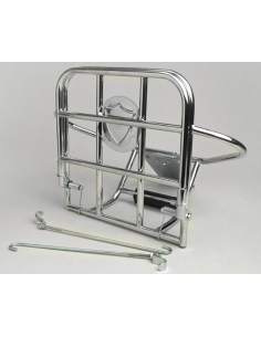 PORTABULTOS TRASERO VESPA CLASICA 8 PULGADAS CROMADO PARA...