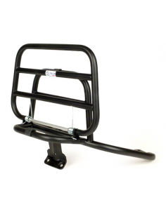 PORTABULTOS TRASERO NEGRO VESPA S,LX,LXV 50-RS-150CC