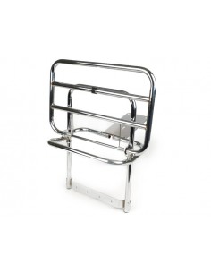 PORTABULTOS TRASERO CROMADO VESPA PX 125-150-200CC MOTO...