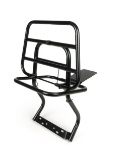 PORTABULTOS TRASERO NEGRO VESPA PX 125-150-200CC MOTO NOSTRA