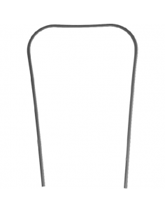 BORDON FRONTAL GRIS VESPA PX 125-150-200CC