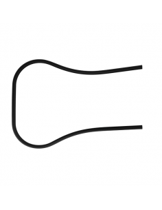 BORDON FRONTAL VESPA XL/FL 75-125CC NEGRO