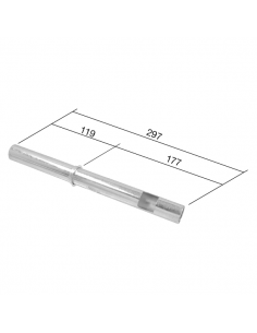 TUBO MANDO GAS VESPA DN/IRIS/PX 125-150-200CC
