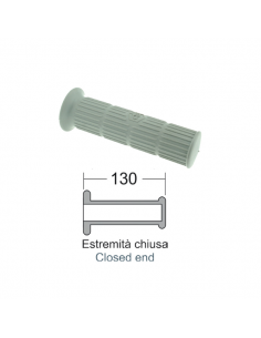 PUÑO GOMA MANILLR GRIS VESPA DS/DN 200CC