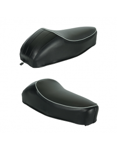ASIENTO CON COLIN VESPA SUPER/PRIMAVERA 75-125CC NEGRO