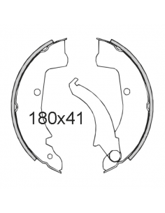 JUEGO ZAPATAS FRENO DELANTERAS/TRASERAS PIAGGIO APE CAR...