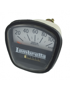CUENTAKILOMETROS LAMBRETTA DL 125(100 KMS/H)(FUNDA NEGRA...