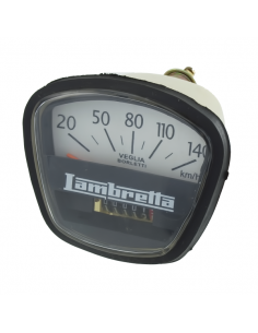 CUENTAKILOMETROS LAMBRETTA DL 200(FONDO NEGRO,CONEXION...