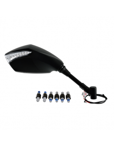 PAREJA ESPEJOS UNIVERSALES CON INTERMITENTES